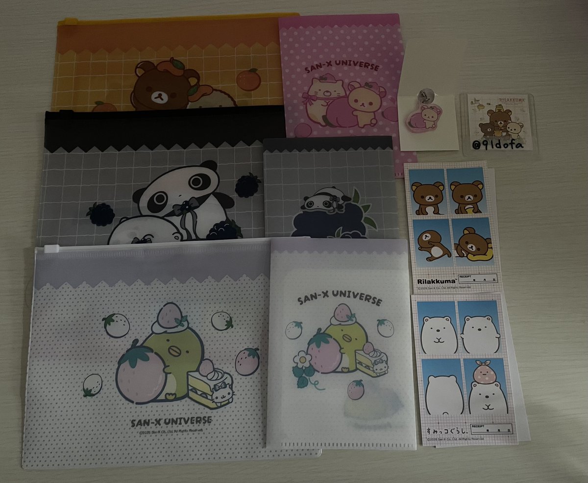 9ldofa's tweet photo. サンエックスユニバース 100均 Seria セリア DAISO ダイソー 交換

【譲】 リラックマ コリラックマ とんかつ ねこ しろくま ぺんぎん？ たれぱんだ にゃんにゃんにゃんこ(画像1)

【求】 チャイロイコグマ とかげ 関連(画像2)

仙台手渡しor郵送
お気軽にお声掛けください https://t.co/6lj1UKv3m6