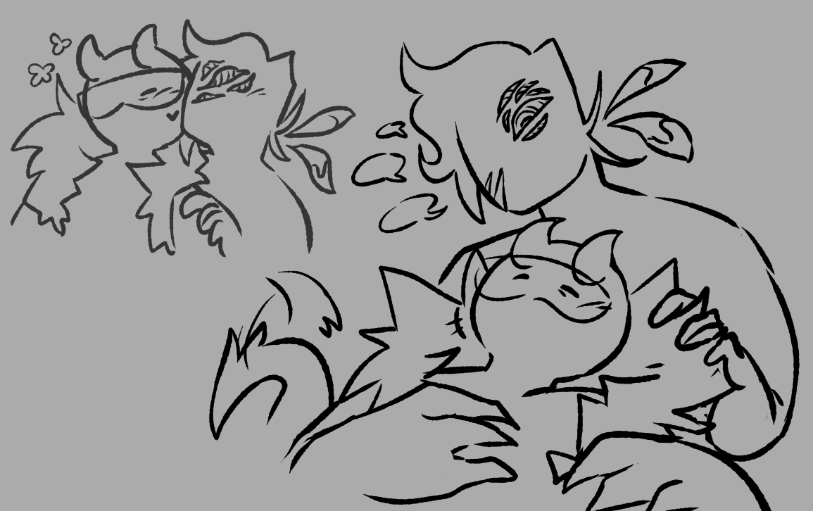 something_apt's tweet photo. Guys, I have awful news. I love my boyf, @Spitzyyy-  I love him a terrible amount. So I drew our sonas together. Enjoy my slop- 😭 https://t.co/F8Y68MRnaB