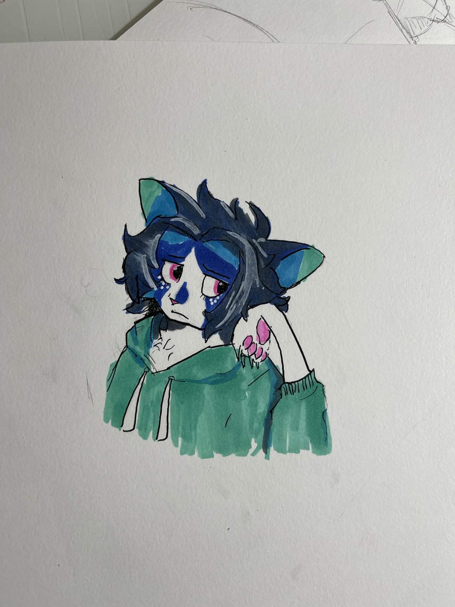 Nog0hst's tweet photo. @plushiecore @DexterDaybreakr what about scuffed Ohuhu marker Flossy? https://t.co/tnc4xHE30k