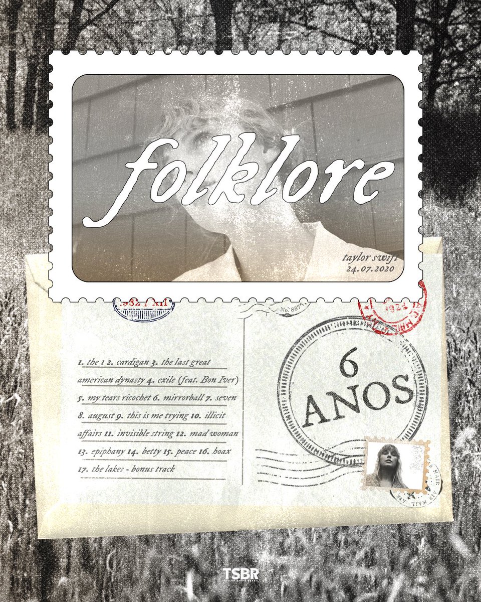 taylorswiftbr's tweet photo. HÁ SEIS ANOS, Taylor Swift lançava o álbum “folklore”! 🩶

Em meio à pandemia, Taylor nos presenteou com um álbum recheado do que ela faz de melhor: contar histórias através de músicas. 

O disco é considerado um dos mais importantes desta década e foi consagrado com o Grammy de Álbum do Ano em 2021. Qual seu Top 3?