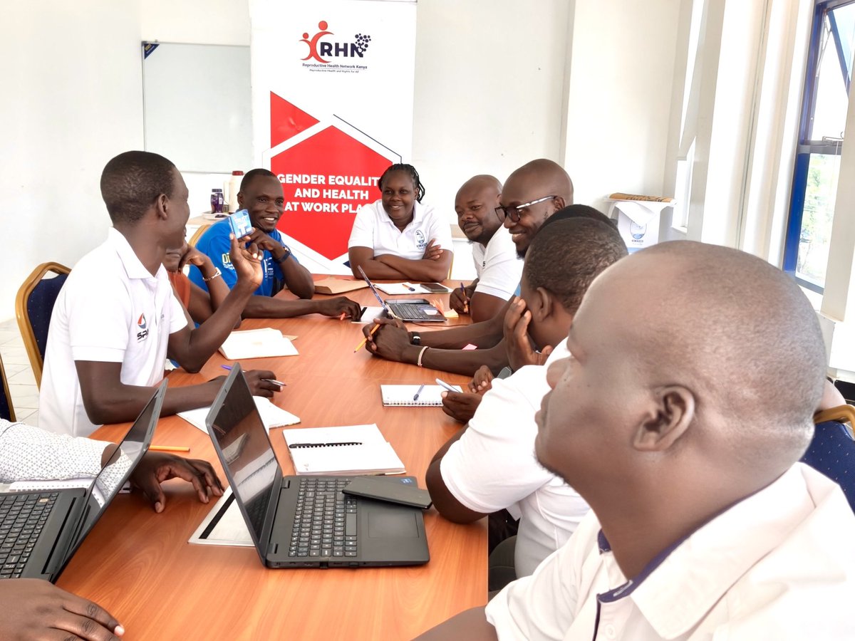 rhnkorg's tweet photo. What does #SRHR look like when it stops being policy on paper and becomes how a workplace actually operates? 

This week #RHNK + @FKEKenya visited 2 workplaces in Kisumu:
@KisumuWater + Lake Basin Development Authority @LBDAgov 
2 orgs. 1 commitment: make SRHR, gender equality + #DEI real, every day. 🇰🇪

After SRHR Training of Trainers, champions didn’t wait. They:
- Built SRHR implementation plans 📋
- Aligned activities with HR calendars 📅
- Budgeted for menstrual products 💊
- Ran weekly awareness + condom demos 🧑🏾‍🏫
- Appointed a PWD union rep ♿

The biggest impact is:
Staff feel safe to report SGBV.
Colleagues accessing SRHR services they didn’t know existed.
And one mum who now has flexible work, maternity cover + milk-expressing facilities.
That’s dignity. 💙

Does your workplace have SRHR champions? 💬
#SRHRatWork #GenderEquality