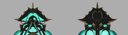 AtlasAerovos's tweet photo. I had a good stream tonight sketching my concept idea for a Hydroid Heirloom... Had to try new things and stuff for the design but it turned out GREAT... #warframe #warframefanart #warframecommunity.

Here is the result including a toggle and a pirate hat signa...  Still thinking of designs for the other heirloom-less frames.