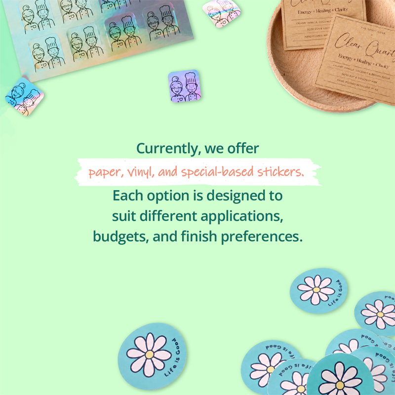 SingaPrinting's tweet photo. Wrong sticker material = expensive lesson. 😬

Swipe through, we've laid out the comparison so you're not guessing between paper, vinyl, and specialty stickers.

Shop now👉 https://t.co/iO79sxzWrW

#paperstickers #vinylstickers #specialtystickers #PrintedBySingaPrinting https://t.co/6HLfeagRXl