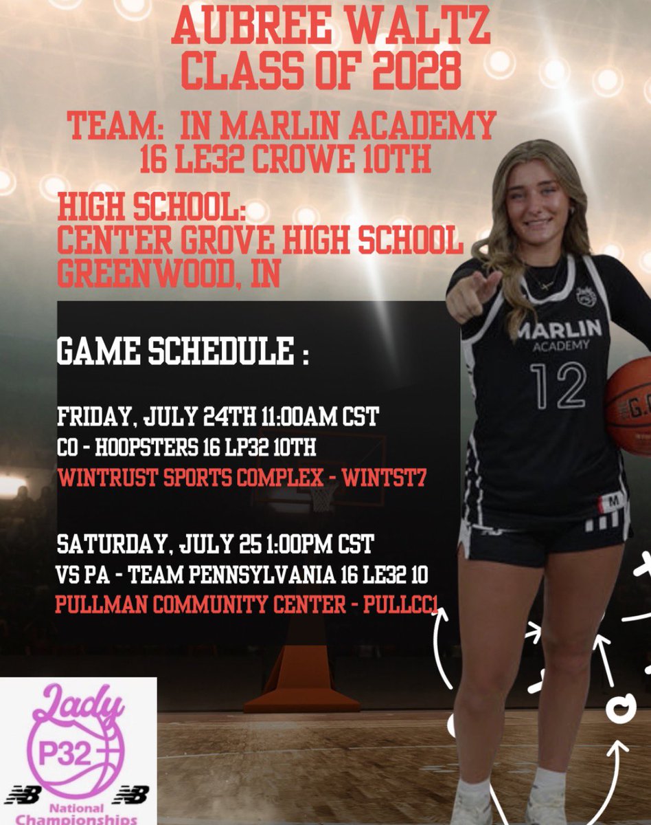 aubreeW0822's tweet photo. Last tournament of the season! Come out and watch us finish strong!
@cghs_wbb 
@16UMarAcademy 
@t_mar1 
@Lauraneal_4 https://t.co/wxv2dWd5Jt