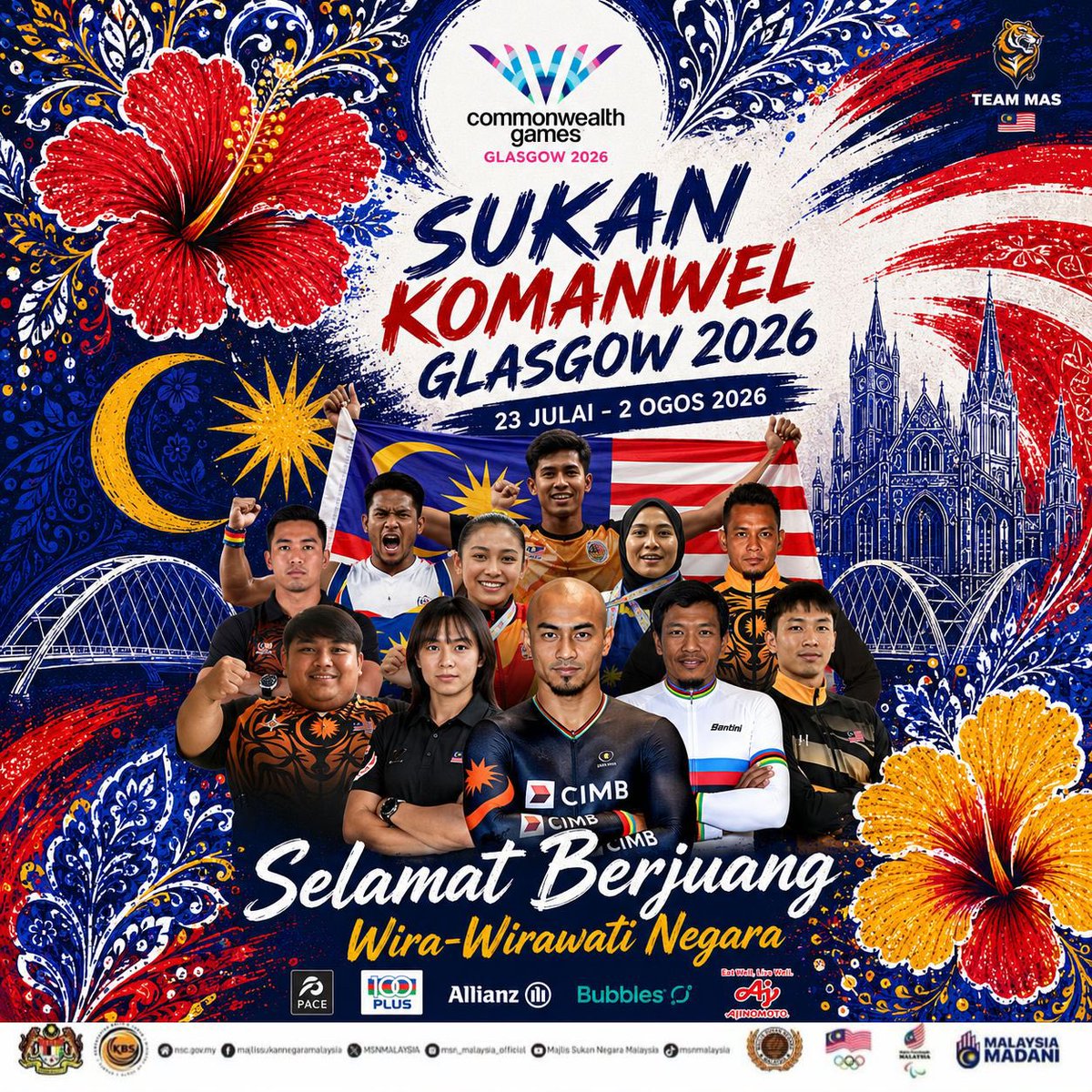AhcaiVoid's tweet photo. Setiap pingat bermula dengan pengorbanan yang tidak semua orang nampak. β¨
Doa dan sokongan seluruh rakyat Malaysia mengiringi langkah wira-wirawati negara di Sukan Komanwel Glasgow 2026. Semoga segala usaha mereka membuahkan kejayaan. π²πΎ β€οΈπ€ππ
#TeamMAS #malaysiaboleh #jaguh https://t.co/w66sGwPuvK