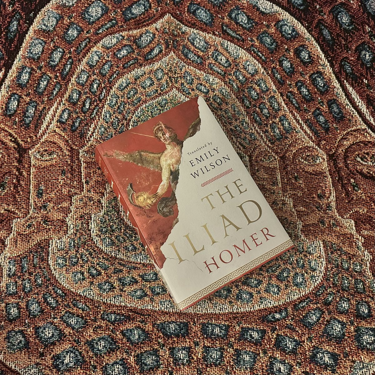 SuperDylan's tweet photo. Book 11: The Iliad by Homer

This is a "happy I read this" but rarely "I enjoy reading this". I wanted to read The  Iliad and The Odyssey before The Odyssey movie came out but The Iliad just didn't captivate me enough to read aggressively. https://t.co/BVTZBjtSsj