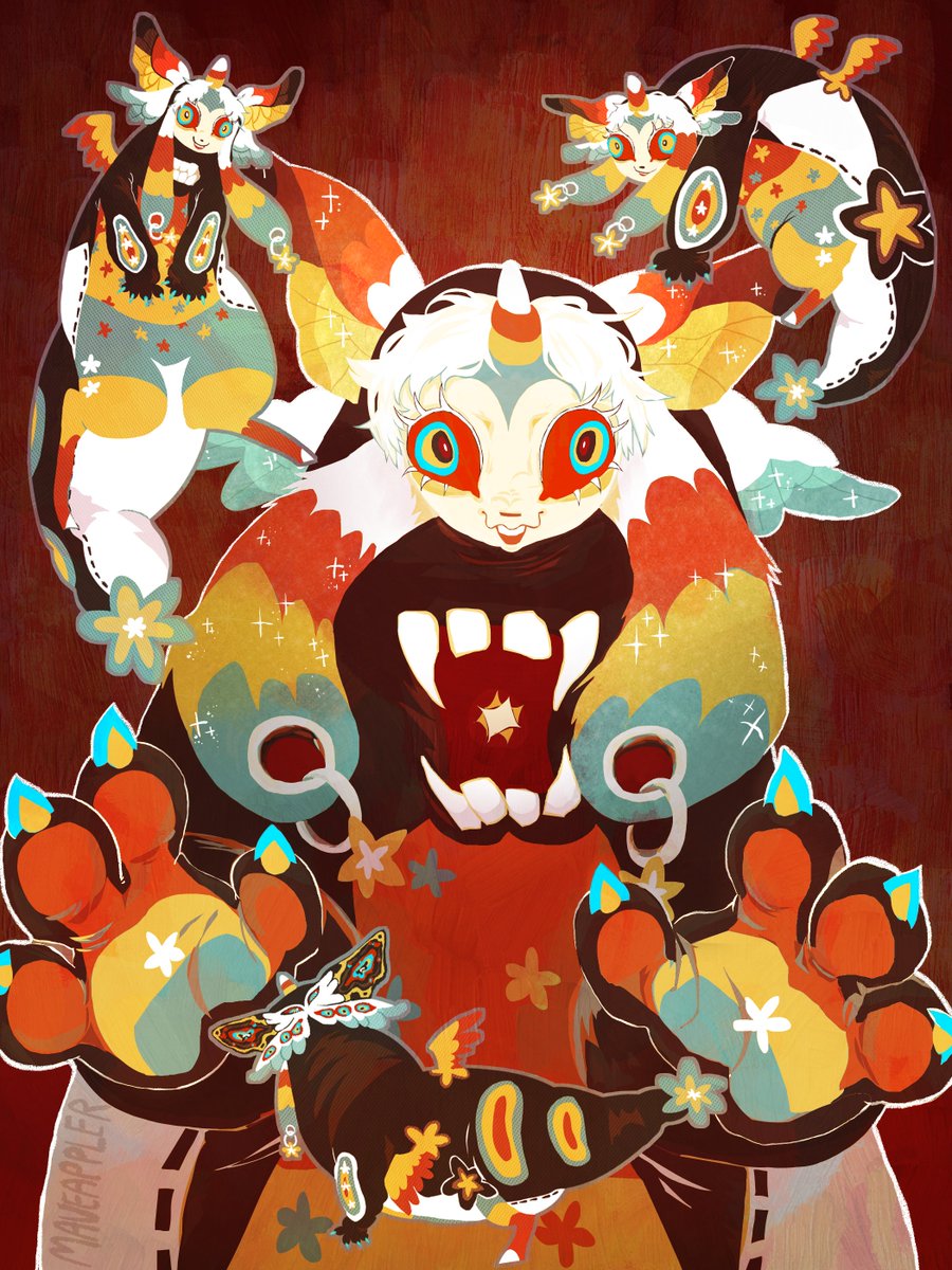 MaveAppler's tweet photo. artfight attack (oc by @ ophansprism on artfight/tumblr) #artfight2026ㅤ https://t.co/D8GAxvnOcQ