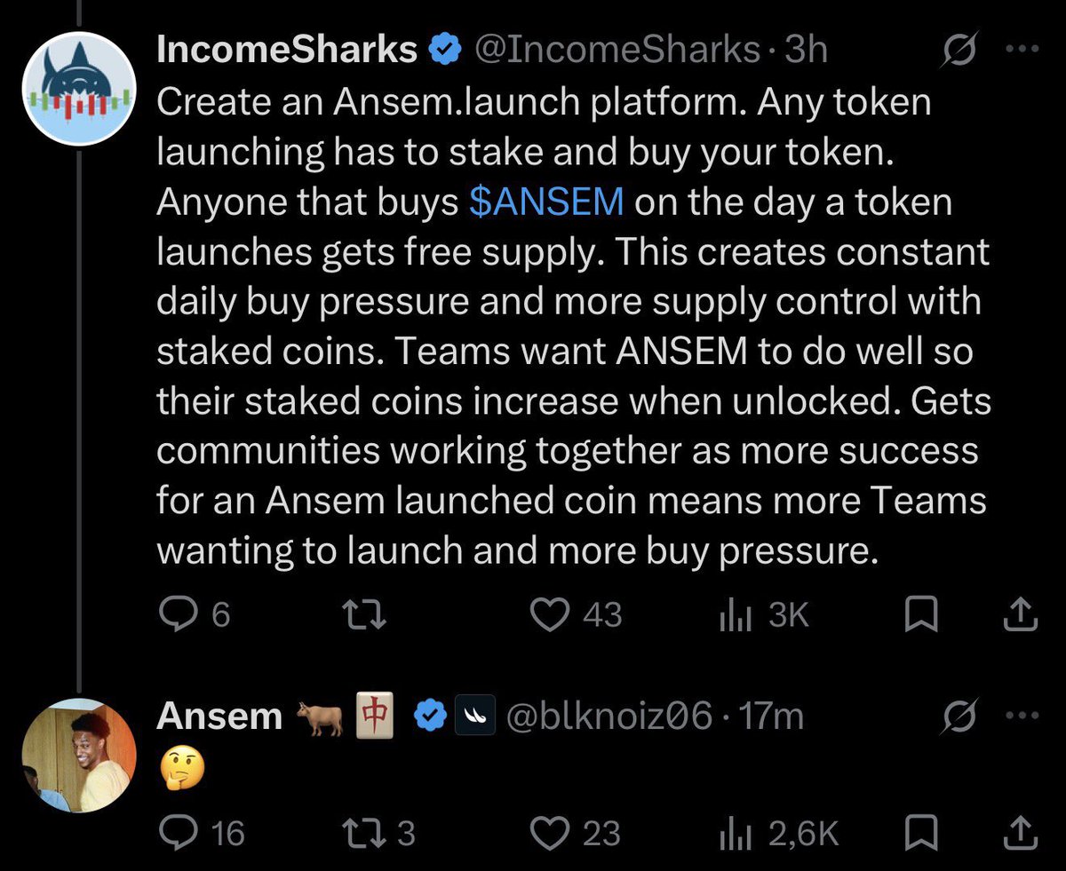 loshmi's tweet photo. if this happens I genuinely think it will be over for pumpfun

if somebody can pull this off, then its Ansem https://t.co/sgaw7xKC9T