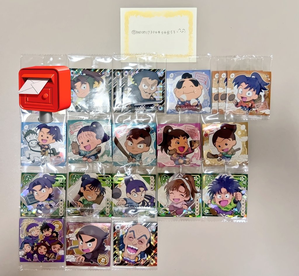 moon_oshi1129's tweet photo. 忍たま乱太郎にふぉるめーしょん 🔄交換🔄

譲︰画像1/📮シークレット(お取引決まり次第DMで写真お見せします)
求︰画像2〜3/👑(画像2枚目雑渡昆奈門♾️)

検索からお気軽にお声掛けください🙇🏻‍♀️´- https://t.co/HSkzF11Wp4