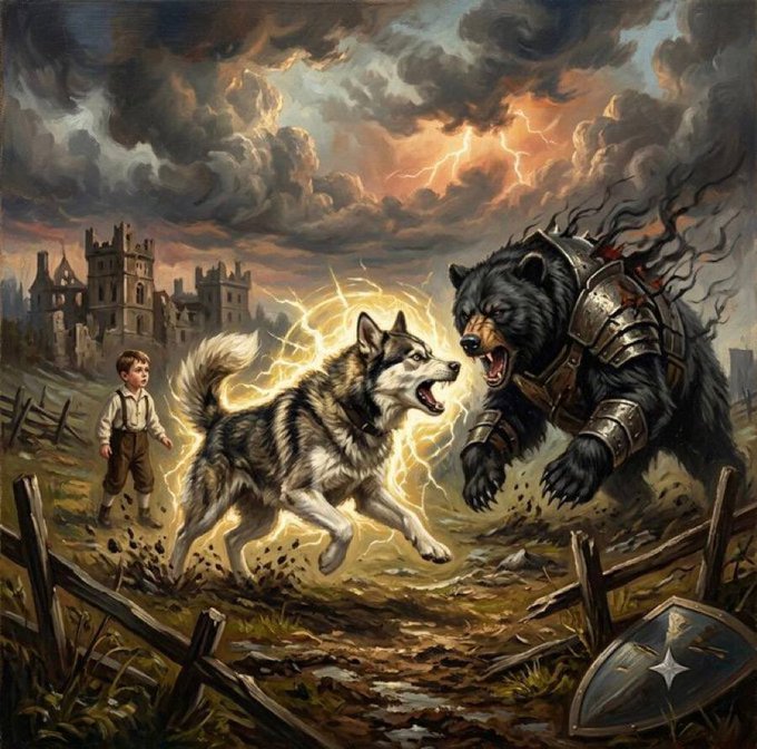 Bella The Heroic Husky tweet media