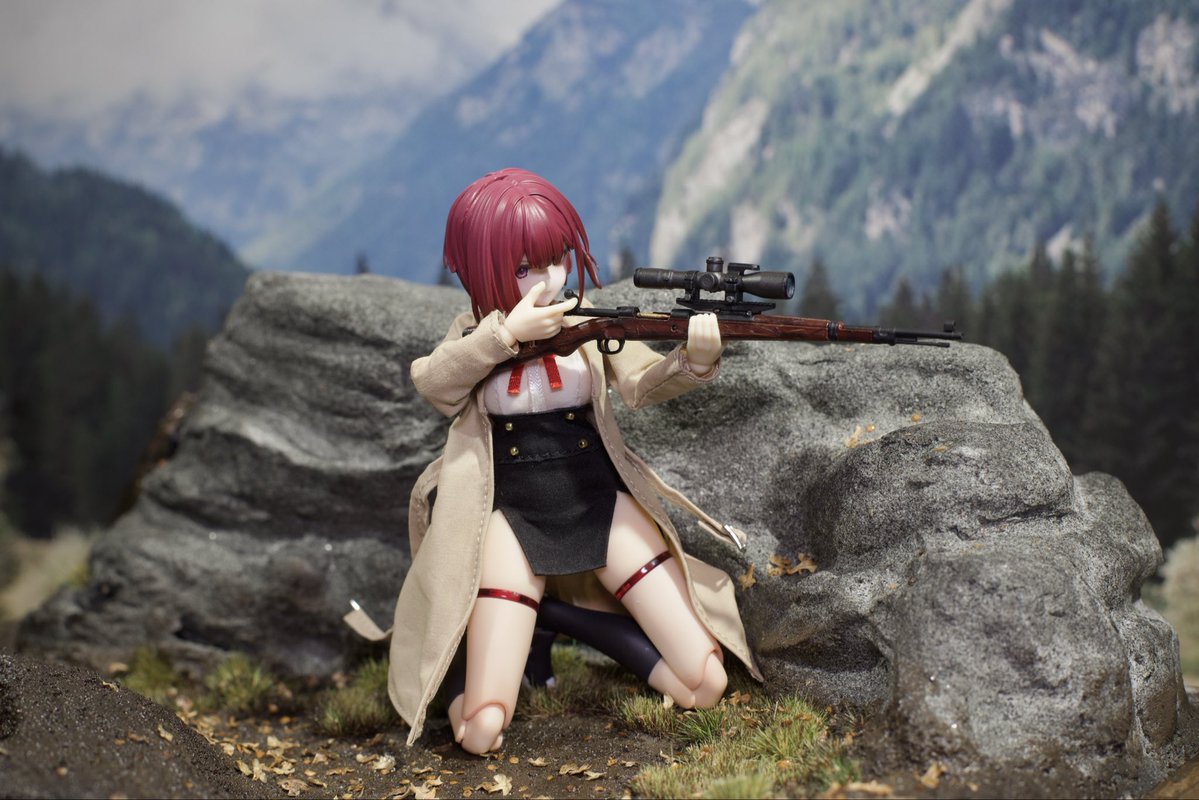 HEYROMA1001's tweet photo. お題「ベテラン」Kar98k

 #深夜の小武器庫部 
 #リトルアーモリー 
 #リトルアーモリーを装備 https://t.co/fhINlELJjZ