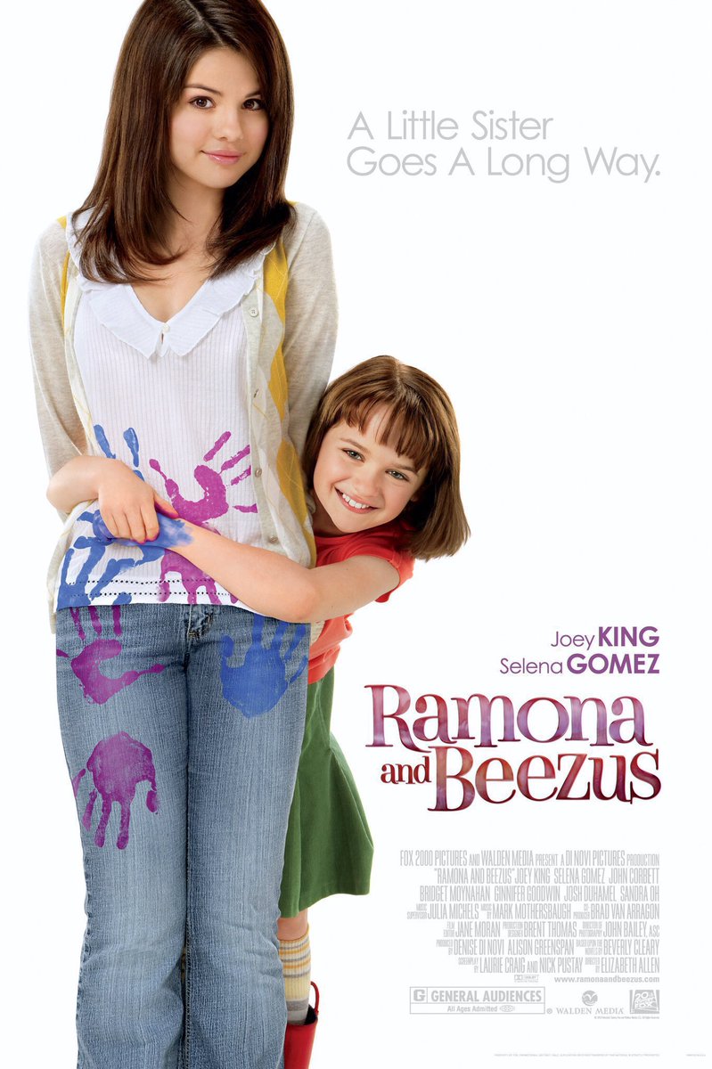 FilmNewsNos's tweet photo. 🎬MOVIE HISTORY: 16 years ago today, July 23, 2010 the movie ‘Ramona and Beezus’ opened in theaters!
@JoeyKing #SelenaGomez #HutchDano #GinniferGoodwin #JohnCorbett #BridgetMoynahan #JoshDuhamel #JasonSpevack #SandraOh #AliaMcCubbing #ZantiMcCubbing #JanetWright #SierraMcCormick https://t.co/6RZCJPDaWZ