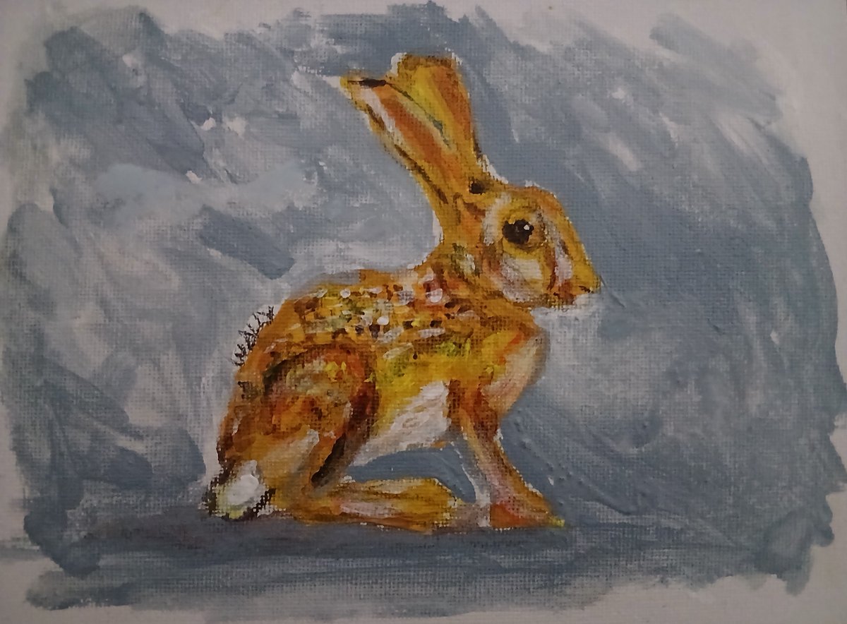 wallyyearzero's tweet photo. "Liebre"-wyz 🐇🎨#wallyyearzero
#painting #pintura #acrylics #acrilico https://t.co/0pY9j53Yly
