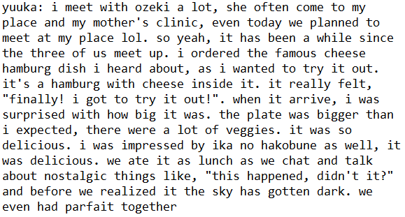 toomuchidea's tweet photo. yuuka radio 260723 talking about her hanging out with ozeki and uemu 🥹 https://t.co/sJWqMsv7Kf