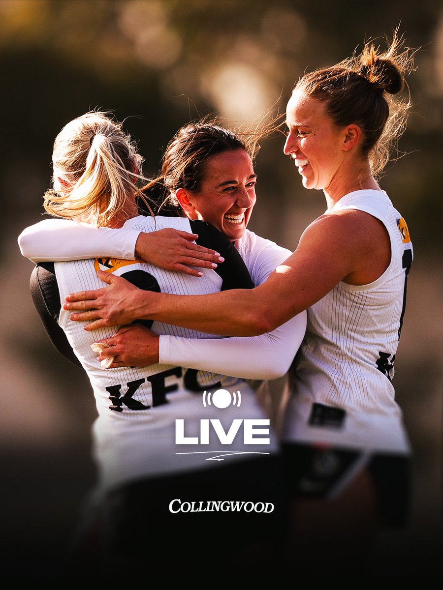 CollingwoodAFLW's tweet photo. 11 new Pies will make their first appearance in the black and white in today's AFLW practice match as we take on West Coast at Mineral Resources Park 👀

🎥 Stream all the action live from 2pm (AEST): https://t.co/m0k66MHAZD https://t.co/5HneWa0oXC