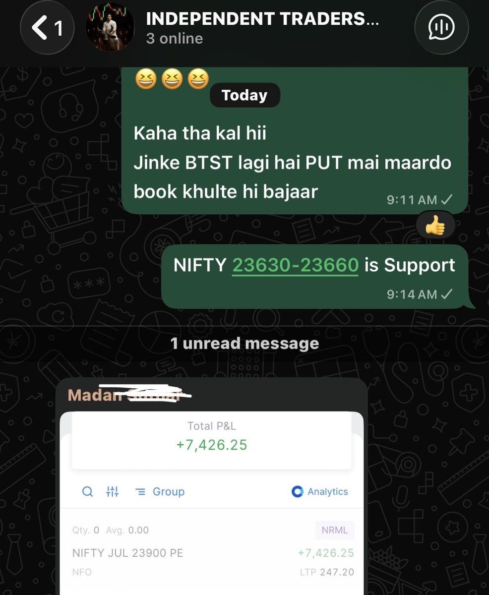 RastogiTrading's tweet photo. Members Booking #BTST #PUTS

😍😍😍😍😍😍😍

#NIFTY #SENSEX 
#stockreversalalert #stockreversalsignal #StockTips https://t.co/OKABcDGrtx