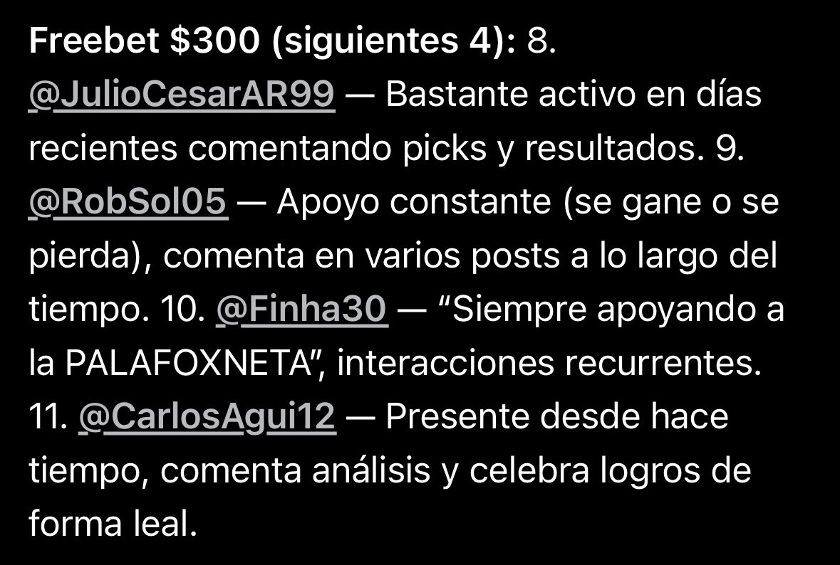 Palafox | Apuestas tweet media