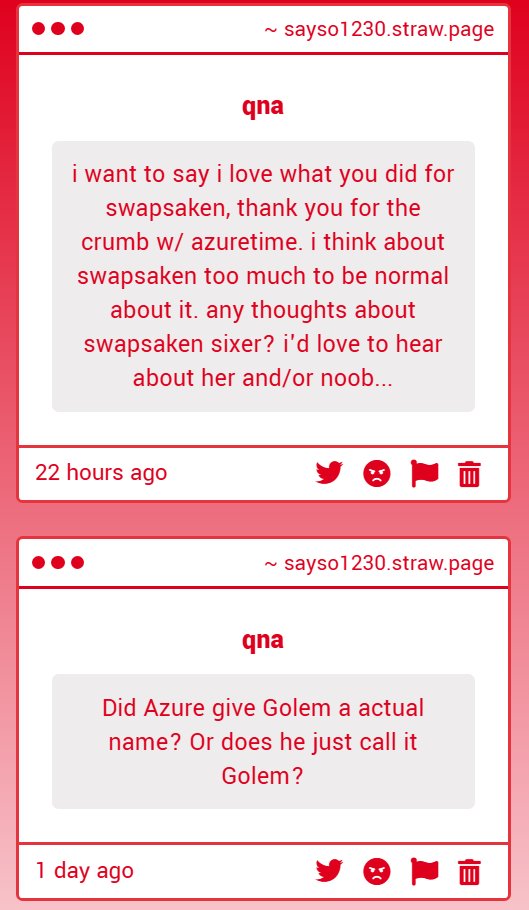 ifyousayso_1230's tweet photo. -TANKYOIHU FOR THE ART THESE ARE SO CUTE!!! AHHH
-I'm not too sure what I would do for the two,? I have a sixer moveset where they transform into a melee form like aubree from pwned? otherwise story idk...
-The golem doesnt have a name, its just something he controls :/ https://t.co/5Q9DHeZPKs