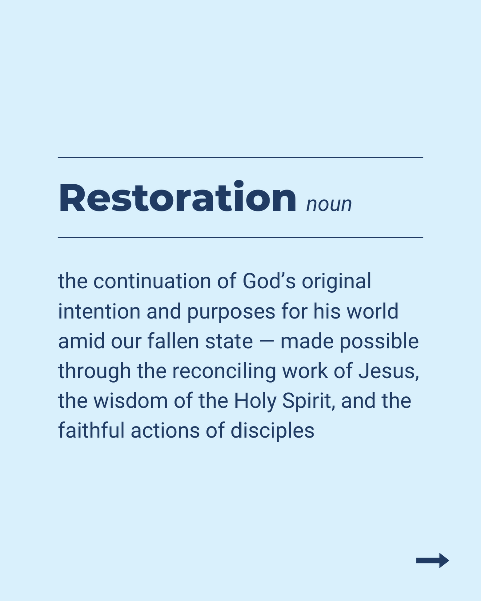 HaggaiIntl's tweet photo. Restoration is an invitation extended to all of us. It calls us to participate wherever we are, with whatever influence and resources we have. 

Step into restoration. Multiply the impact.
https://t.co/hRoWyY6IGR https://t.co/fu83fMdd6F