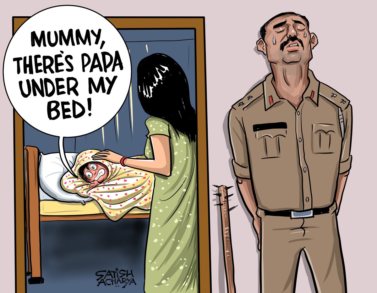 satishacharya's tweet photo. Papa. #DelhiProtests #Studentprotest
@DainikBhaskar cartoon. https://t.co/SH2LwTHUtS