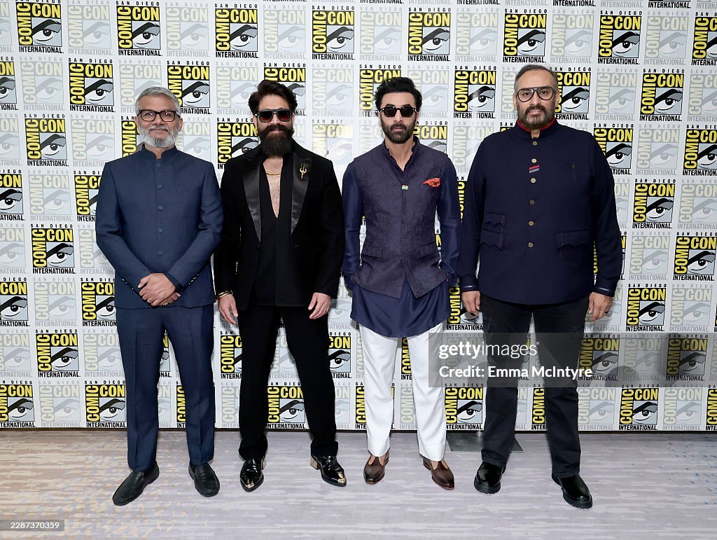 boyfriendkapoor's tweet photo. Ranbir Kapoor attends the "#Ramayana" press line during 2026 Comic-Con International: San Diego at Hilton Bayfront on July 23, 2026 in San Diego, California. #SDCC #SDCC2026 https://t.co/pk6d8t543J