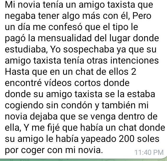 infidelidadrea2's tweet photo. SU NOVIA TIENE SEXO CON UN TAXISTA A CAMBIO DE AYUDAS ECONÓMICAS!! 😱

Su novia deja que un taxista LE META LA VERGA SIN CONDÓN a cambio de que él le ayude a pagar sus estudios📚 le colabore con sus gastos en la casa 🏠y le de algo de $ para comprar ropa 👙 https://t.co/1qynJJeczT