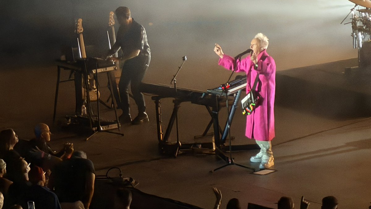 Daisytan31's tweet photo. Modern English, The English Beat, Wang Chung and Howard Jones at the Greek. https://t.co/iivUj9SVNS