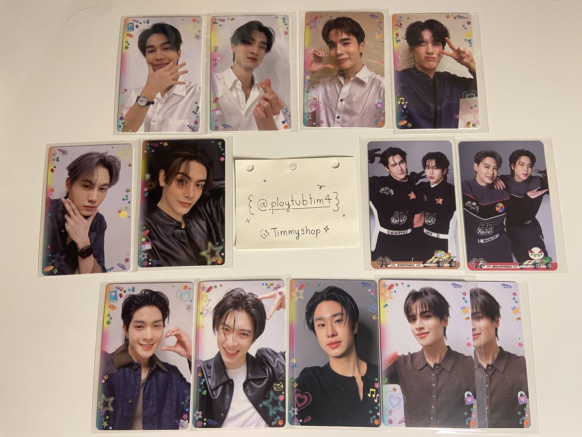ploytubtim4's tweet photo. 🫸🏻WTS🫷🏻. +ﾟ*｡:ﾟ+
การ์ด gmm fanival 2026 +Lol
-จิมมี่ ซี 70/1
-ดิว ธี 50/1
-บุ๋น จุง 40/1
-ลุค,โชกุน,แอสตัน,โอม 35/1 
Lol ใบละ 80 

รูปเพิ่มเติม เมนชั่น/เฟบ ก่อนเดมนะคั้บ🪷🪽
#ตลาดนัดgmmtv #ตลาดนัดgmm https://t.co/CDAhEpMHTL