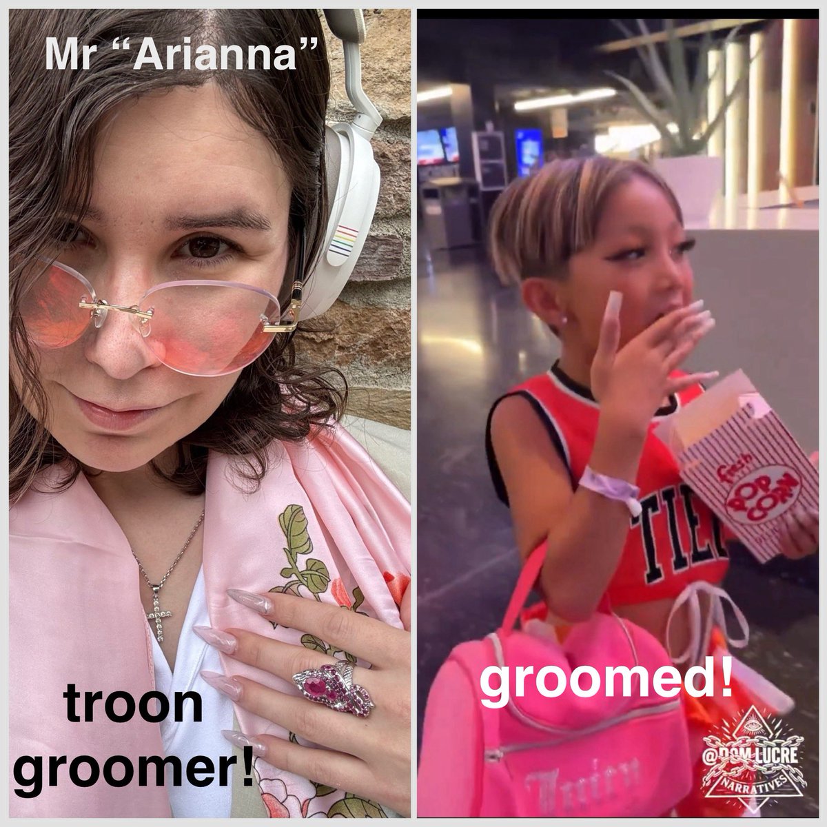 troonstench_'s tweet photo. @CCGSilence you have been tricked by a well known psychopathic troon named Mr "AriAnna"

he attacks others troons, so you think hes not one of them 

he collects TERFs, normies and Conservatives as trophies to show off to to his troon buddies 

#TroonConman 

https://t.co/jisQN7xIM8 https://t.co/K9YHydgTBj