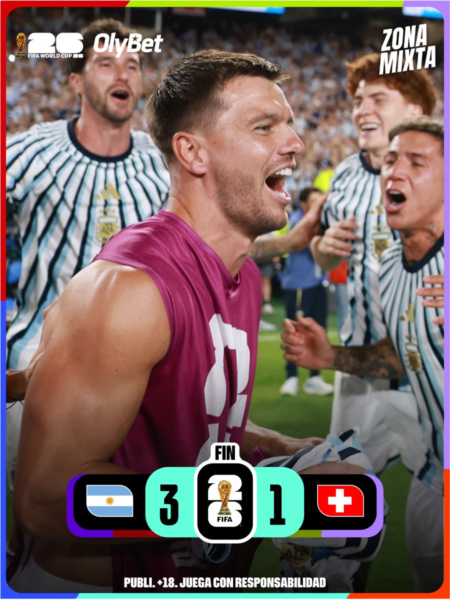 ZonaMixta__'s tweet photo. 🇦🇷🙌 La ARGENTINA de GIO LO CELSO ya está en SEMIFINALES del Mundial. 

👀 Con el pase de la eliminatoria, el @RealBetis podría aplazar su debut liguero. 

❌ Se termina la participación de la Copa del Mundo para Rubén Vargas, Sow y Ricardo Rodríguez. 

#ZonaMixta https://t.co/4XySlqfxzR