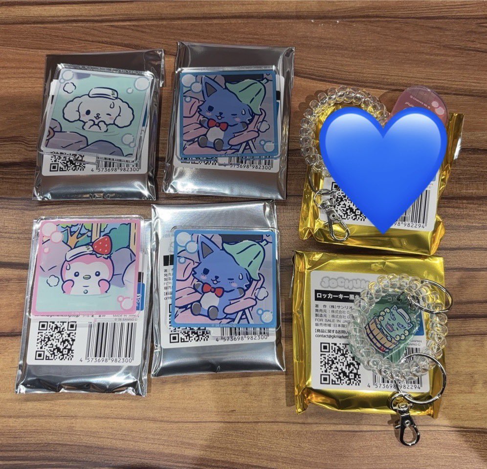 _harleyviolet_'s tweet photo. JOCHUM 極楽湯 RAKUCAFE 交換

譲 画像   

求 同種 
コースター  レイン  チュララ
和紙風ステッカー  レイン
ロッカーキー  レイン  チュララ
ミニアクスタ  チュララ

池袋 18:45の入店回終了後、店舗前にて手渡しでの交換可能です
お気軽にお声がけください！よろしくお願いいたします
#JOCHUM交換 https://t.co/eQti5ArNy8