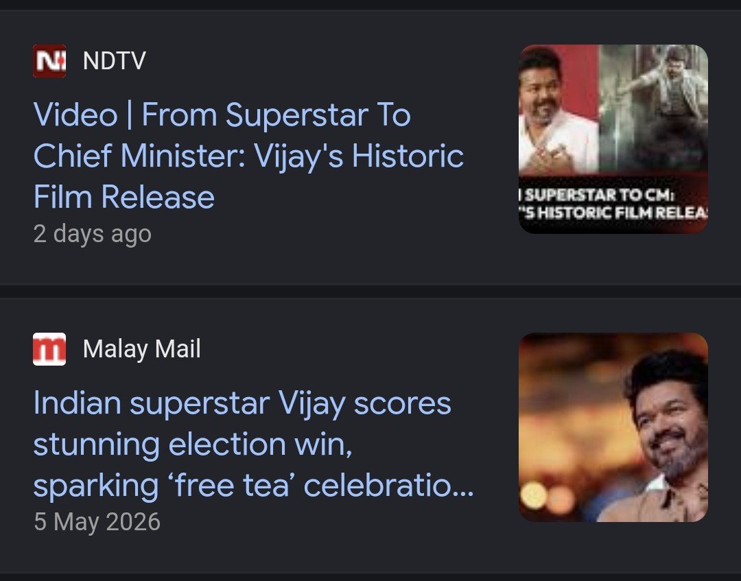 RayappanFan's tweet photo. @svigneshchn Newspapers already call him super star 😂 https://t.co/73ECefAtKZ
