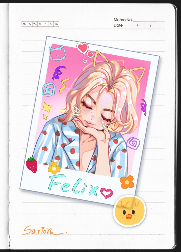 komopig1's tweet photo. Baby face 😘

#skzfanart #felix #필릭스 https://t.co/TNFLBJ7Naj