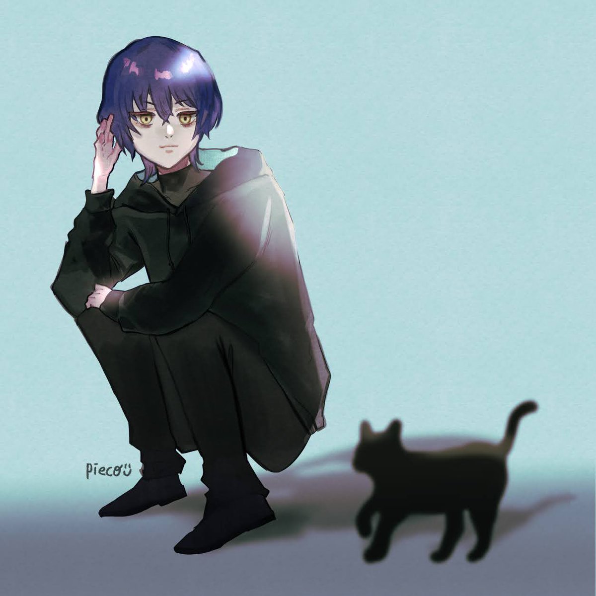 lyumi6's tweet photo. 🐈‍⬛
#創作イラスト #oc https://t.co/rKrLqzC0oc