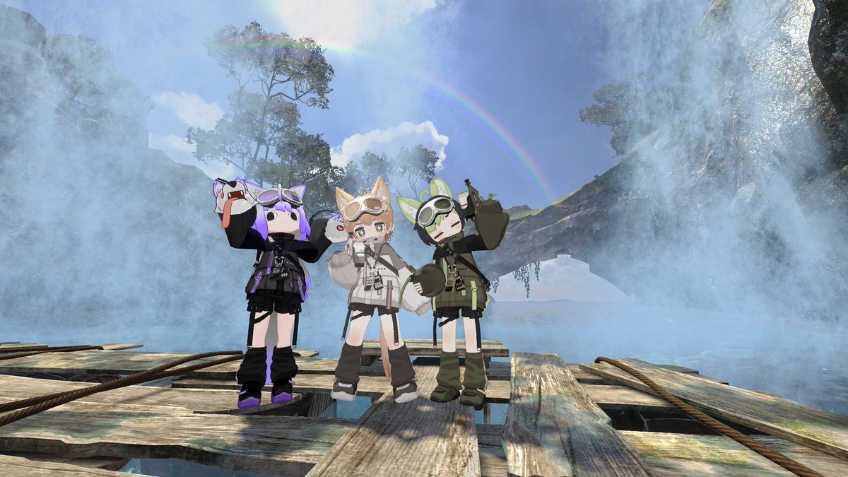 nikora00's tweet photo. 最近のVRC
みんなとワールド巡り写真撮影楽しい
＃VRC　＃るるこ https://t.co/jeGNjP6GTD