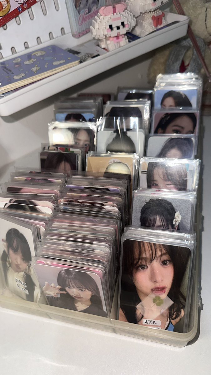 goshinjang's tweet photo. ada yg mau beli? start from 10k ya #wts #wtskpop #wtspc #photocard #ive #babymonster #aespa #twice #viviz #izone #lesserafim #kimminju https://t.co/sacVRMWUyr