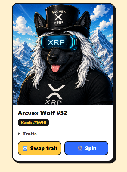 _Jake_2_0_'s tweet photo. Every mint is a mystery. Every Pet has a future.

🐾 3,333 Big Pets
🎲 Random mint
⚡ Built natively on #XRPL
🔥 NFTs that evolve over time

Don't miss your chance to adopt your   @Arcvex_io  Big Pet before they're gone.

Mint Here :
https://t.co/MYGYvqQhrw

 #NFTCommunity #XRP https://t.co/6PnHQKe6JI