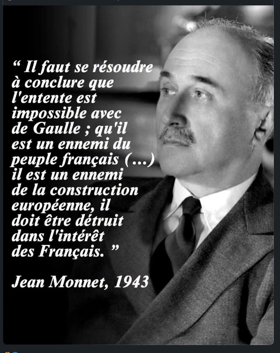 Vukuzman's tweet photo. Il faut voir "La bataille De Gaulle", absolument.

En dehors du fait qu'il s'agit de deux films remarquables illustrant notre récit national, il remet les pendules à l'heure et combat les fictions que l'élite médiatico-politique impose depuis des années sur les Etats-Unis et les origines de la construction européenne.

C'est aussi cela qui est insupportable à certains : dire la vérité aux citoyens.

Il faut aussi lire l'excellent "La faute de Monsieur Monnet" par Jean-Pierre Chevènement : court, précis, cinglant et politiquement puissant.