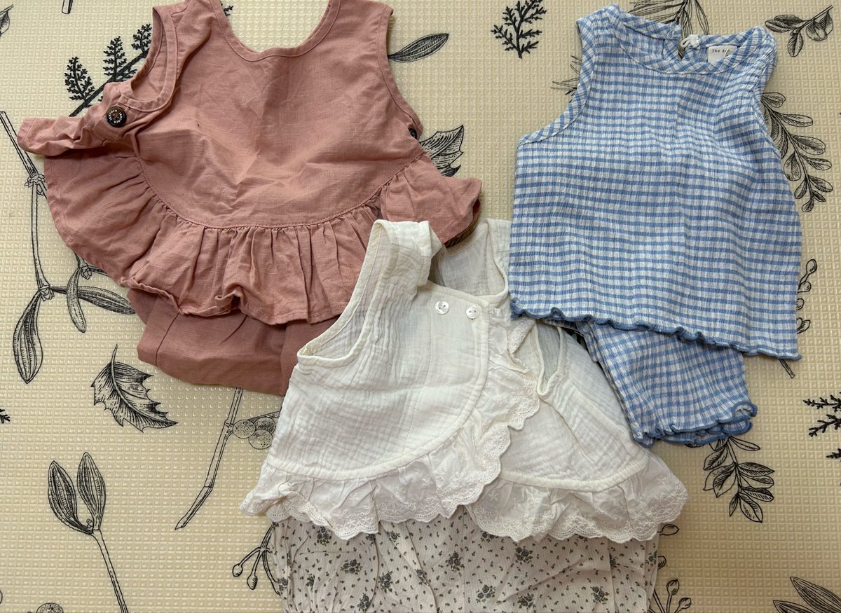 ___cubaby11's tweet photo. 1歳半の娘が着てたセットアップ、誰かいらない〜？？？どれもお気に入りの物たちで捨てるの勿体無い🚰·̫🚰 https://t.co/Ky0ag7IwB0