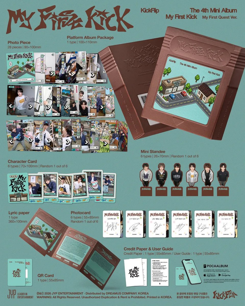 bgg_multishop's tweet photo. พร้อมส่งอัลบั้มรอบไซน์ KickFlip-  My First Kick (POCAALBUM Ver.)

✅ได้การ์ด + อัลบั้ม เซ็ตละ 100 ฿ รวมส่ง📮

สนใจทักมาได้เลยค้าาาา👋🏻💖

#ตลาดนัดkickflip https://t.co/gCPS3vpAKc