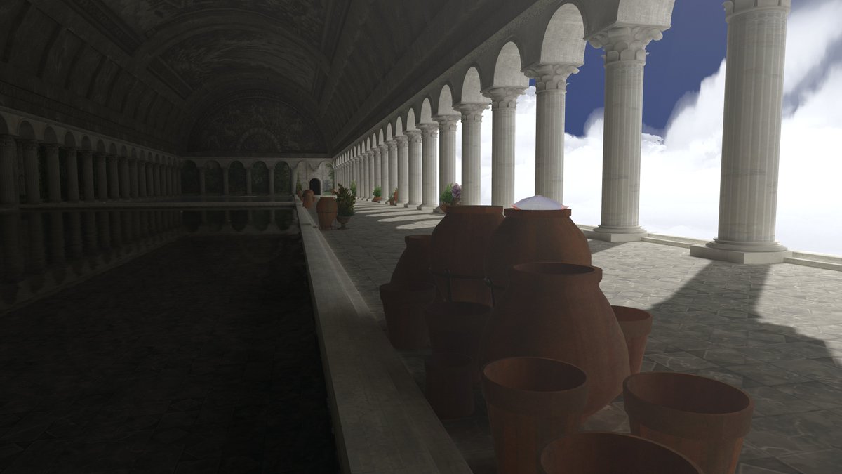 Tiny_Re_v's tweet photo. World  : COLONNADE
Author : Plantotzco
#VRChat https://t.co/zBDai8SDLU