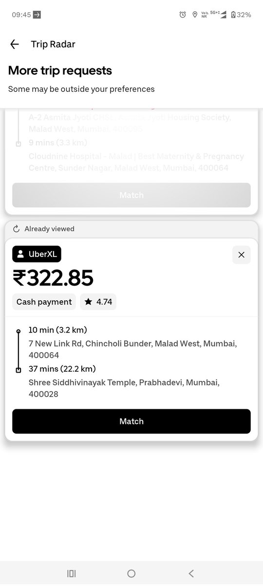WasimSh33097265's tweet photo. @Uber_India @Uber_Support ₹322.85 for a 22.2 km UberXL trip + 3.2 km pickup. Fuel, traffic, maintenance and depreciation are on drivers. Is this a fair fare? Drivers deserve better. #UberIndia #DriverRights https://t.co/Eu90uYOyXK