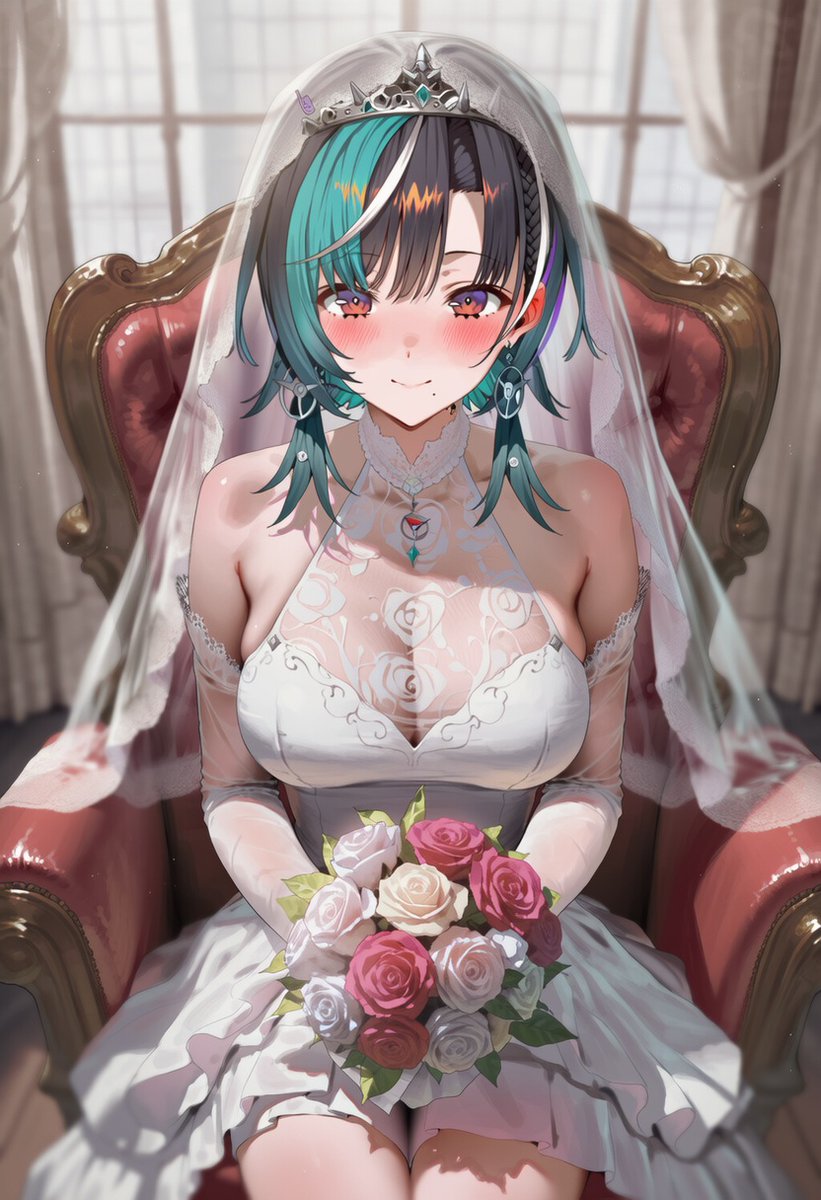 gustav_ai's tweet photo. 輪堂千速×ウェディング
SFWイラスト https://t.co/mgEaAMARdV