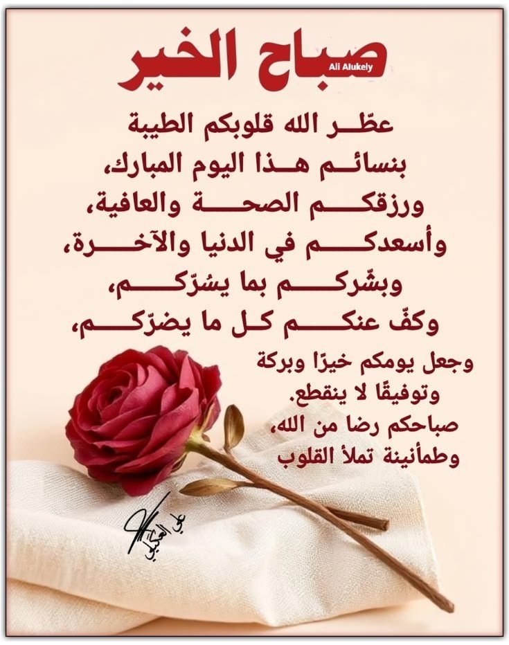BrigadierZarad's tweet photo. @ljwhr1317091 ⚘️🌹♥️🌿🤲اسعد الله صباحكم ومساءكم وجميع أوقاتكم بكل الخير والرضاوالسعادةوالصحةوالسلامةوالعفووالعافيةوالرحمةوالمغفرةوالبركةوالحب والمحبةوالودوالمودةوالوفاء
والاخلاص والسماحةوراحةالبال وجبرالخاطروالطمأنينةوالسكينةوالنعيم المقيم اللهم آمين آمين آميـن يارب العالمين 🤲♥️🌹⚘️🌲 https://t.co/sQ8YeHvyEl
