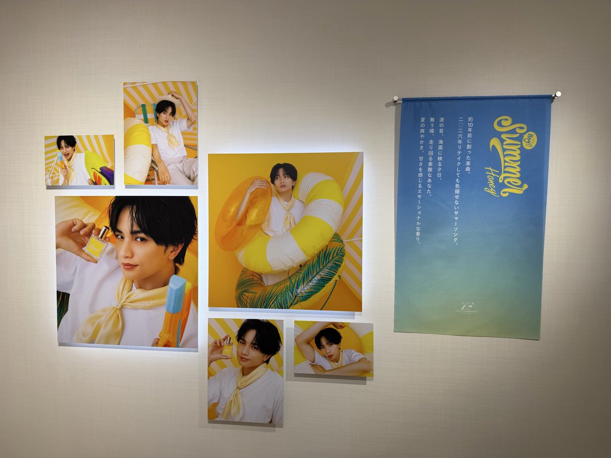 sz_lhs's tweet photo. ポップアップストアに行ってきたよ✨
今回も本当に幸せいっぱいの空間🥰

３つとも購入させていただいたよ✨

今年の夏は健人くんのつくった香りに包まれて最高に幸せに過ごせそう💙

#KENTYFRAGRANCE https://t.co/C7XrJd0P5P