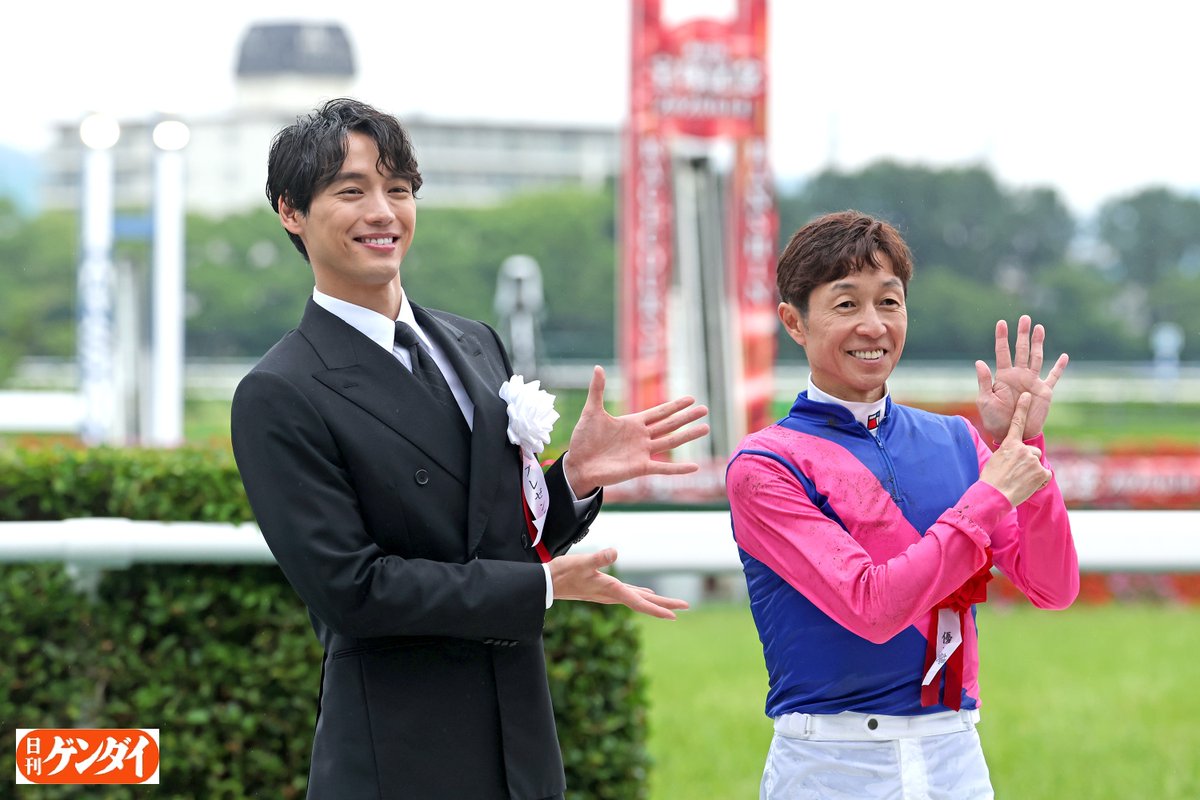 gendai_keiba's tweet photo. 武豊騎手、おめでとうございます！
次は６０００勝を目指すことに。
※写真は今年の宝塚記念時
#武豊 #騎手 #ＪＲＡ https://t.co/CqhnbpKN7n