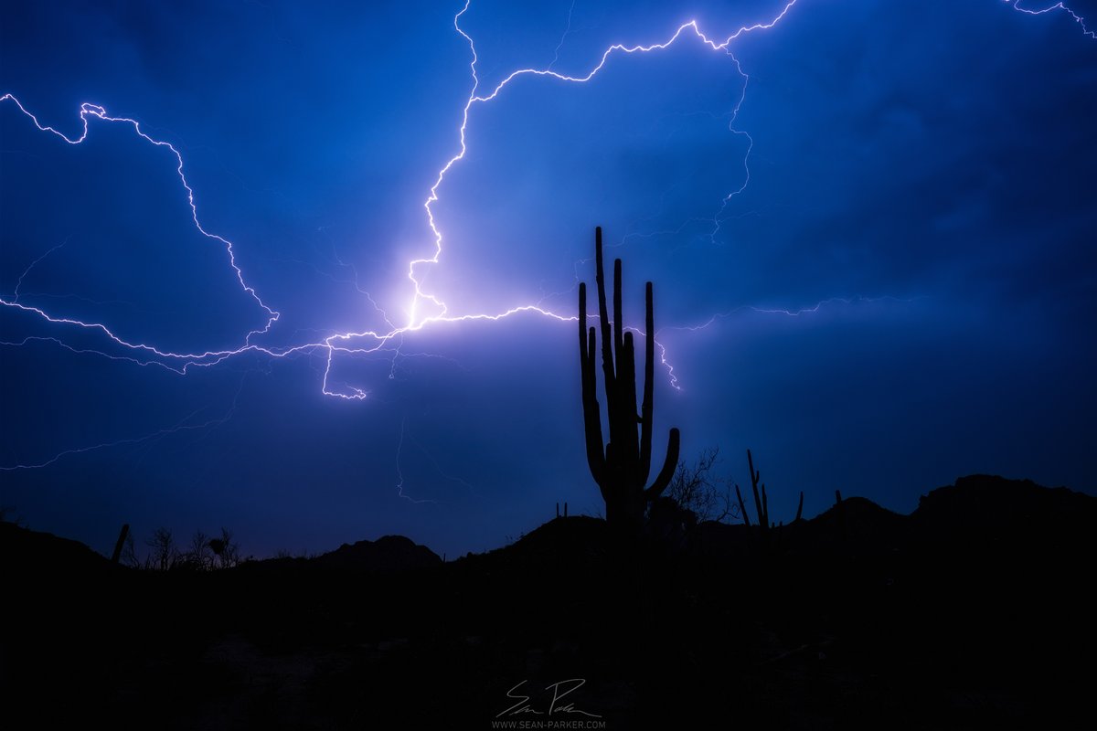 seanparkerphoto's tweet photo. Caught some killer bolts out in the desert tonight! #azwx #monsoon2026 #tucson #arizona https://t.co/owgsFvSFC4