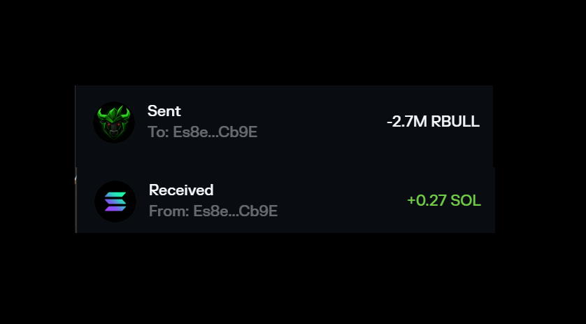 RobinBullSolana's tweet photo. ✅ Purchase 2.7+ MILLION $RBULL completed for 0.27+ $SOL

Buy  $RBULL  (LESS 20 HOURS LEFT)
Send between 0.2 SOL and 10 SOL to: RBU1SkSjGWRokv8QAcv85sWFGhTg6YQDVJRejHif9Yy

5 SOL = 100M $RBULL
10 SOL = 200M $RBULL

Retweet &amp; Drop SOL Address https://t.co/wVSjhn8kRn