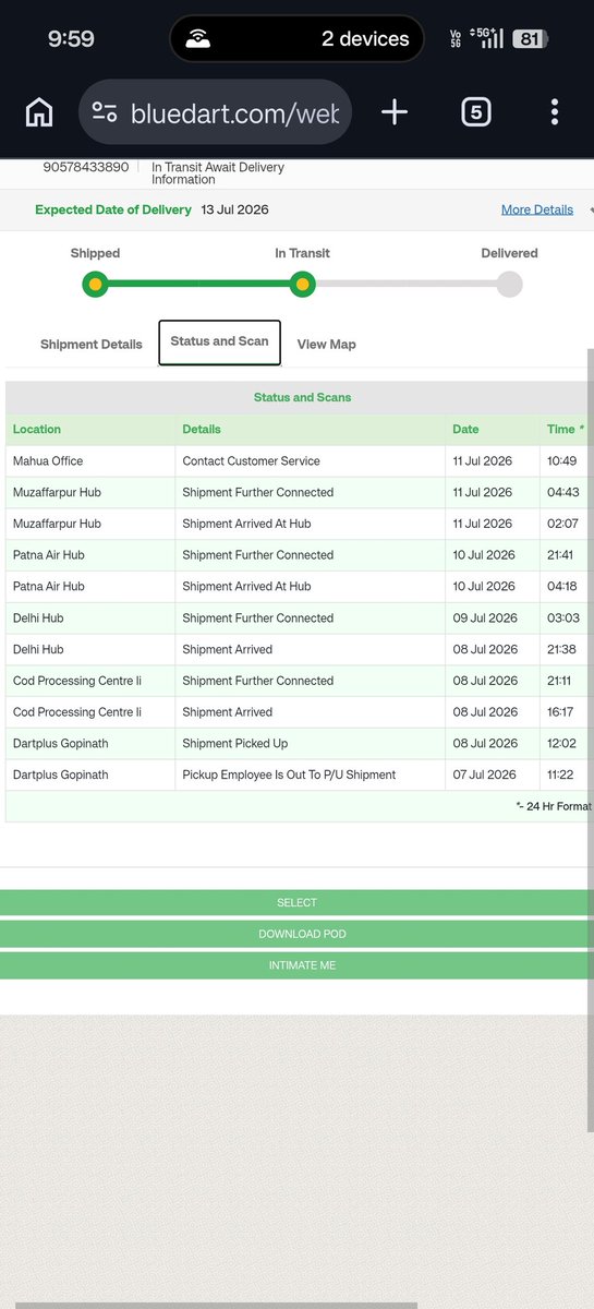 Stylemecck1's tweet photo. @BlueDart_ @narayananh and today they have the audacity to say the items never even arrived! Total incompetence and zero accountability. Fix this mess immediately! (2/2)

Total 6 product same time dispatch and reached but got only 2
#BlueDart #CustomerServiceNightmare #PatheticService https://t.co/PJ2uWyQDkc