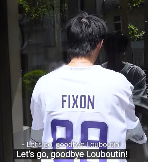 angstandennui's tweet photo. Mingi wearing the custom Minnesota Vikings jersey they were all gifted since the team used “Ice On My Teeth” in their Christmas game promo last year 🥹 https://t.co/Aw6ImHh1nT